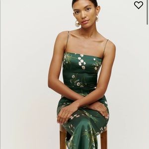 Reformation Frankie Silk dress